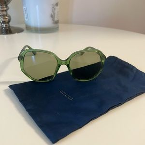Green Gucci Sunglasses